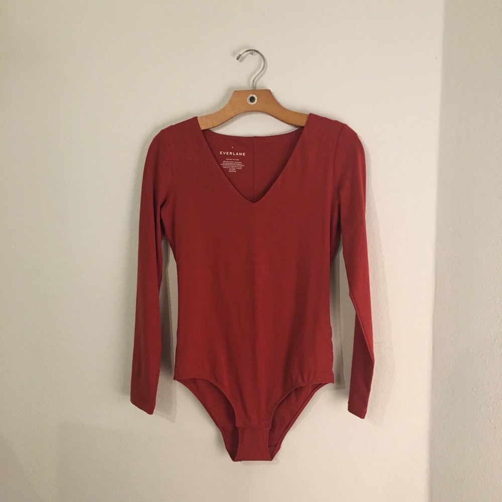 V-Neck Everlane Bodysuit